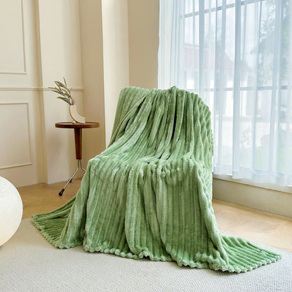 180 x 200 CM Ultra-Soft Faux Rabbit Fur Plush Sofa Cushion & Bedding Blanket - Luxury Double-Sided Thickened Winter Fleece