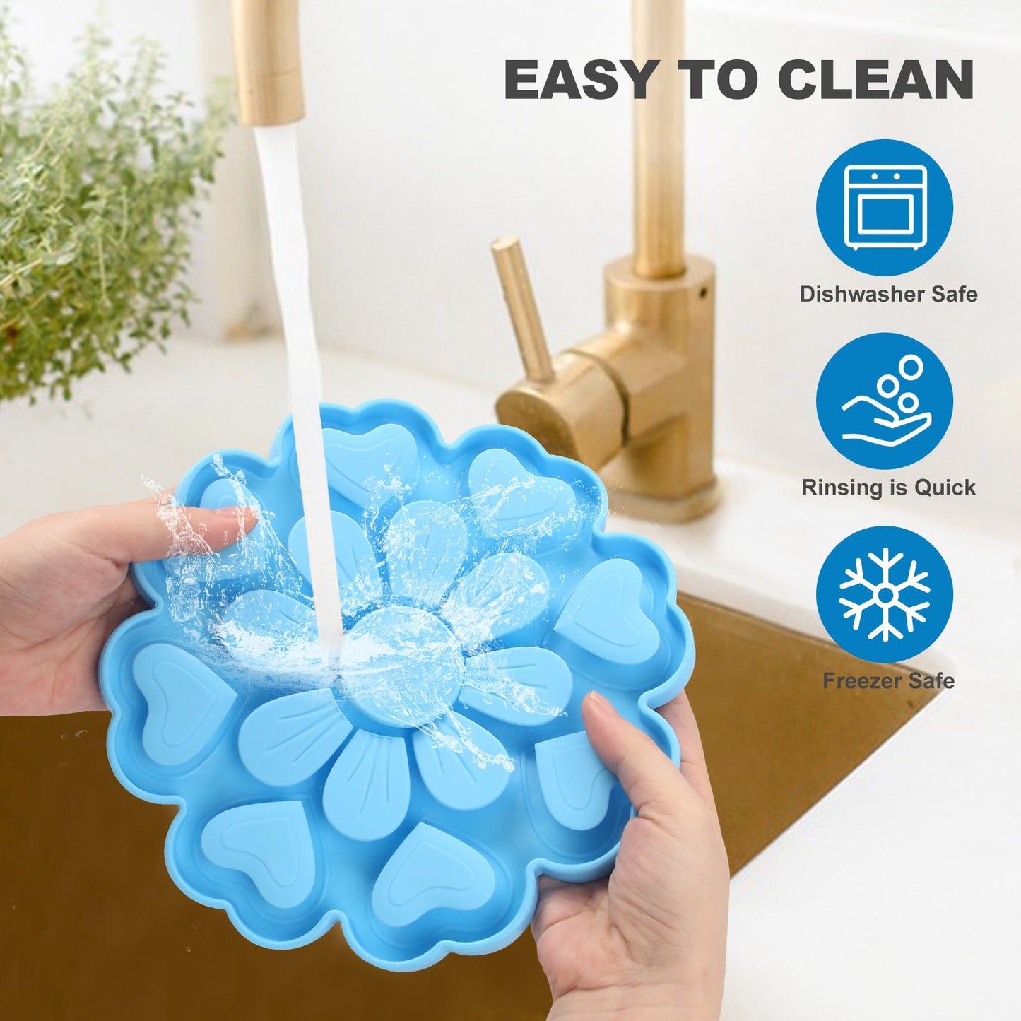 Yellow 4-in-1 Textured Silicone Pet Lick Mat & Slow Feeder - Anti-Anxiety Calming Pad with Back Suction Cups