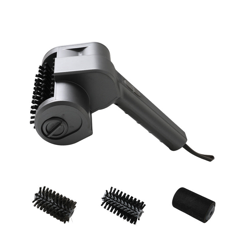 3-in-1 Sliver Cordless Electric Grill Cleaner Built-in LED & USB Charging - Waterproof High Power BBQ Cleaning Brush with 2-Speed Setting