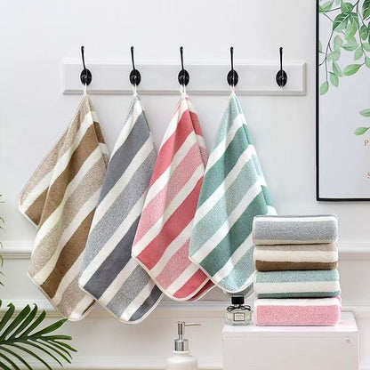 8-Piece Green Luxury Coral Fleece Towel & Bath Sheet Set - Ultra-Soft High-Density Absorbent Towels Complete Bundle