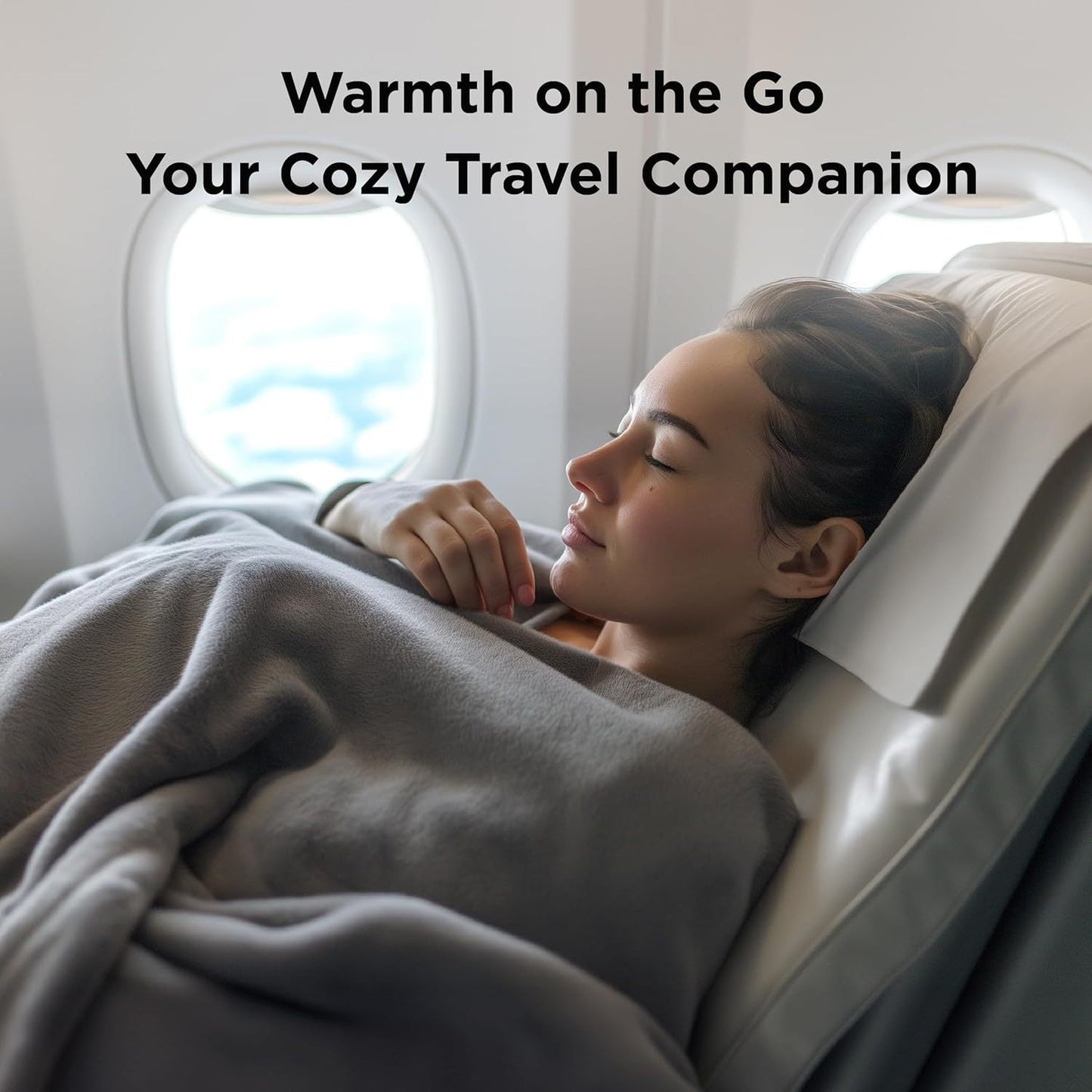 Premium Soft Flannel Fleece Blanket (Medium / Nap 100 x 150 CM) - Lightweight Plush Throw for Sofa, Bed & Travel, Pet Friendly & Machine Washable