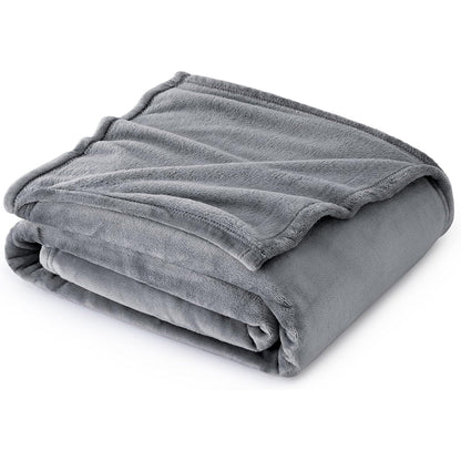 Premium Soft Flannel Fleece Blanket (Extra Large 200 x 230 CM) - Lightweight Plush Throw for Sofa, Bed & Travel, Pet Friendly & Machine Washable