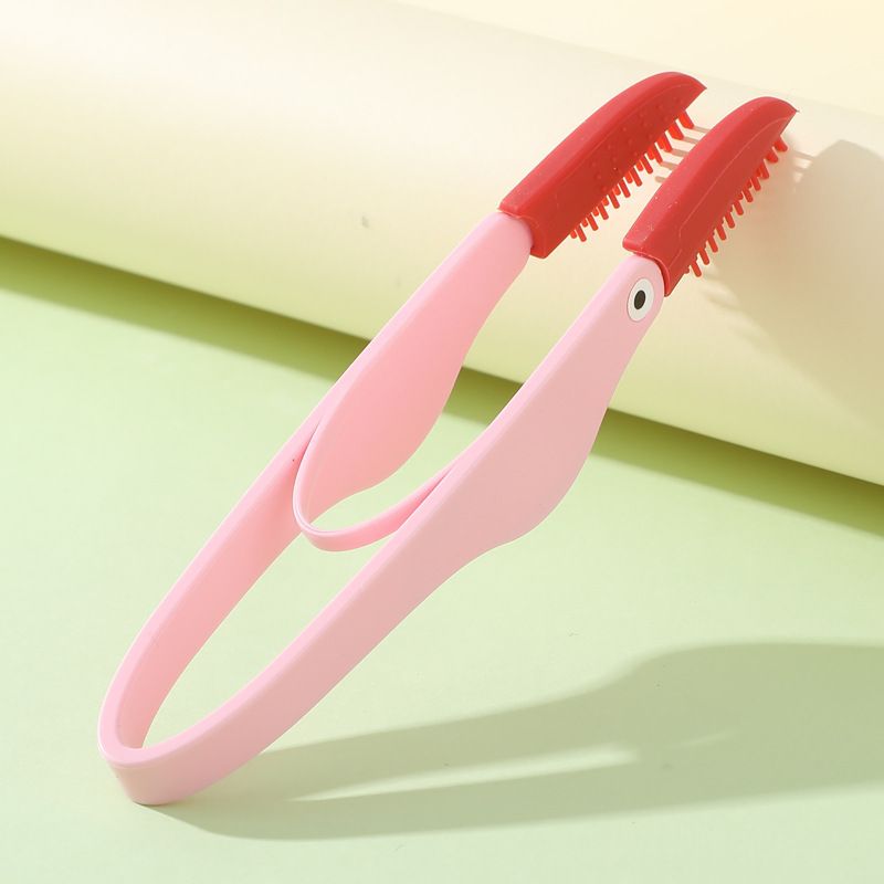 4-Pack Pink Pet Eye Cleaning Brushes with Precisice Tweezer - Silicone Soft-Tip Tear Stain & Eye Crust Cleaner, Safe for Dogs and Cats