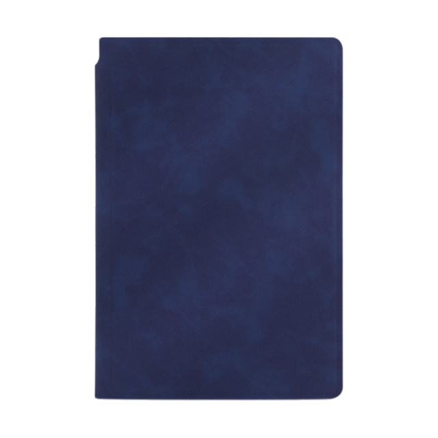 Dark Blue A4 PU Leather Whiteboard Notebook with 3-Color Pens, Eraser & Cloth - Reusable Eco-Friendly Desktop Memo Pad & Handheld Writing Tablet