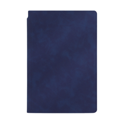 Dark Blue A4 PU Leather Whiteboard Notebook with 3-Color Pens, Eraser & Cloth - Reusable Eco-Friendly Desktop Memo Pad & Handheld Writing Tablet