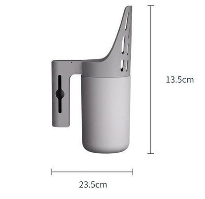 3-in-1 Handheld Cat Litter Scoop with Waste Bin & Bag Dispenser - One-Way Litter Sifting & Disposal Tool, Detachable and Efficient Cleaning