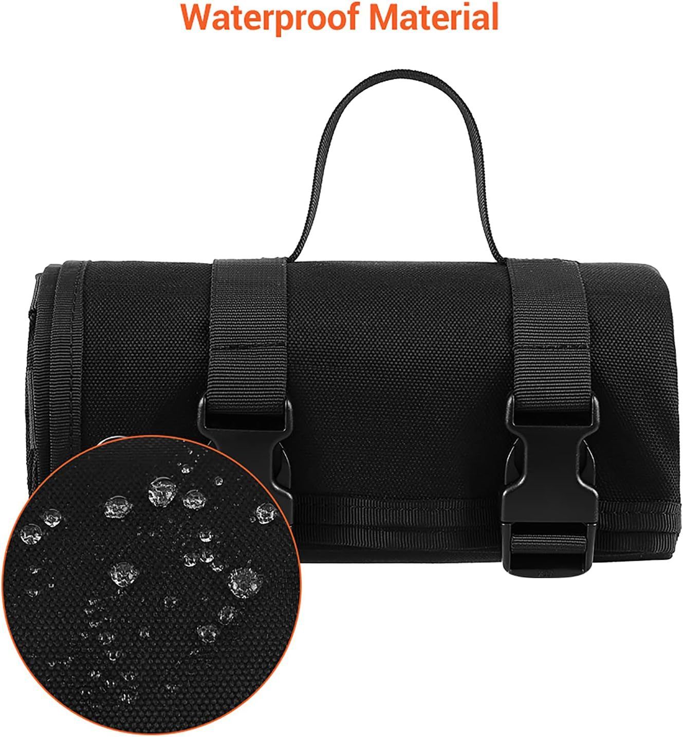 200x75CM Green Outdoor Tactical Roll-Up Shooting Mat - MOLLE Webbing & Stake Down Eyelets - Portable Waterproof Ground Pad for Field Training, Camping & Picnic