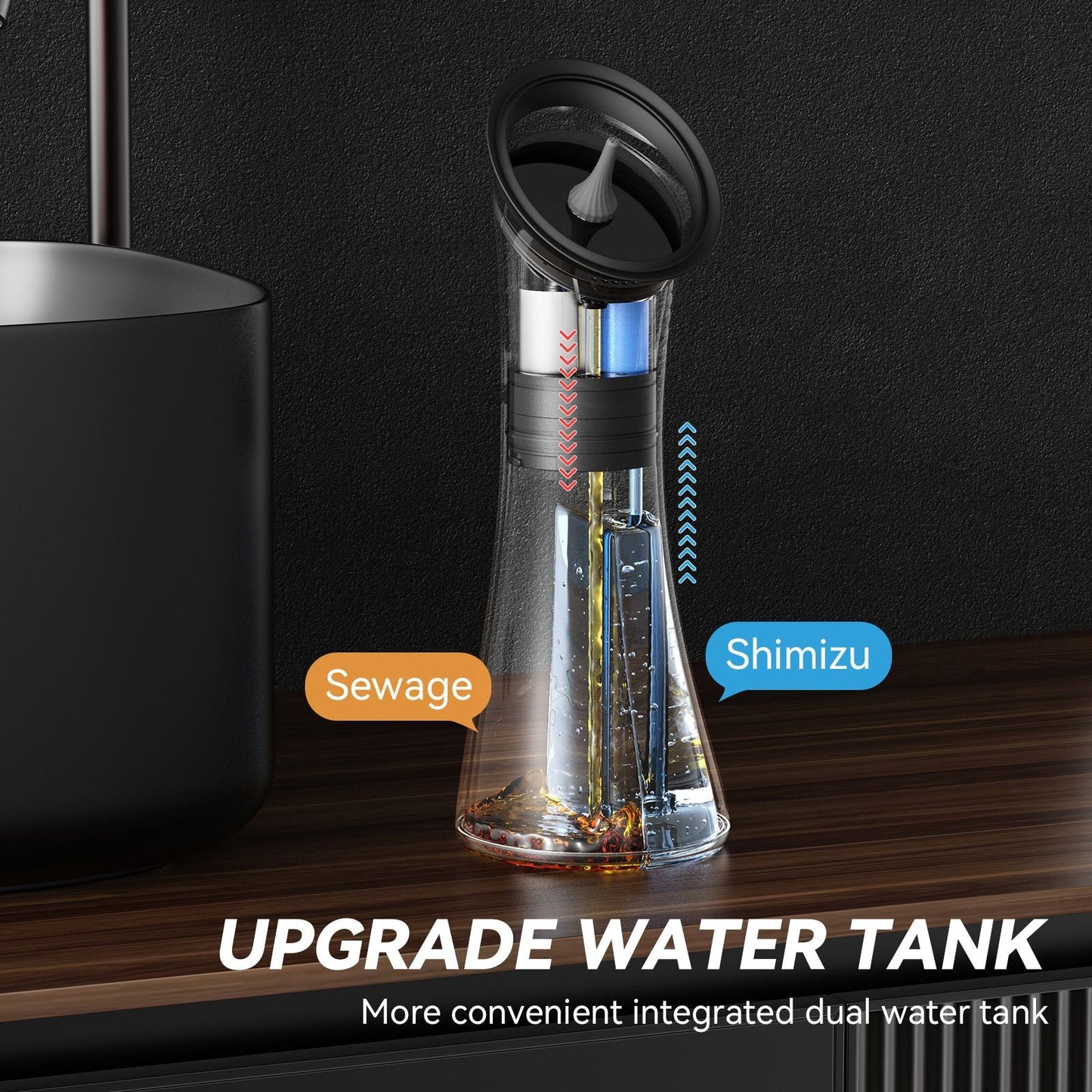 E80 Professional Electric Ear Irrigation and Ear Wax Removal Kit - Type-C Charging, 3 Pressure Levels, 2-in-1 230ML Sewage & Shimizu Tank & 12 Specialized Nozzles(4pcs 1-hole Nozzles +4pcs 3-hole Nozzles + 4pcs 5-hole Nozzles)