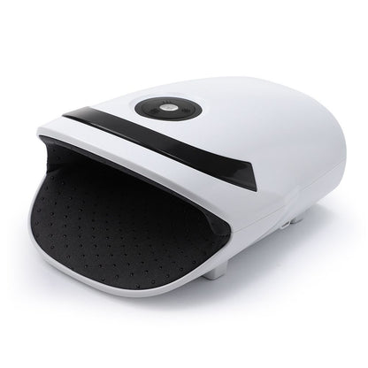 White Portable Electric Hand Massager - USB-C Rechargeable, Airbag Compression, Graphene 42â„ƒ Constant Heating & 5 Levels Intensity for Everyday Use and Arthritis Carpal Tunnel Relief