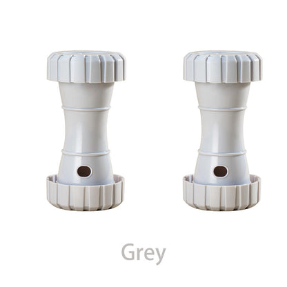 2 Packï¼ˆGreyï¼‰: Cat and Dog Treat Dispenser Toy â€“ Interactive, Durable, Bite-Resistant Slow-Feeder, Dumbbell and Tire-Shaped Pet Toy