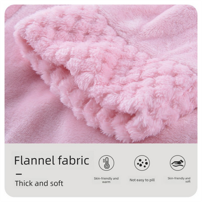 White 2XL size Plush Flannel Robe for Couples - Thickened Warm Bathrobe with Shawl Collar, Soft Fleece Material, Unisex Long Style for Winter Home Wear