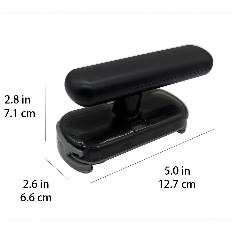 2 pack Black Creative Multi-Functional ABS Can and Bottle Opener - Non-Slip, Effort-Saving Jar Lid Opener for Home Kitchen Use