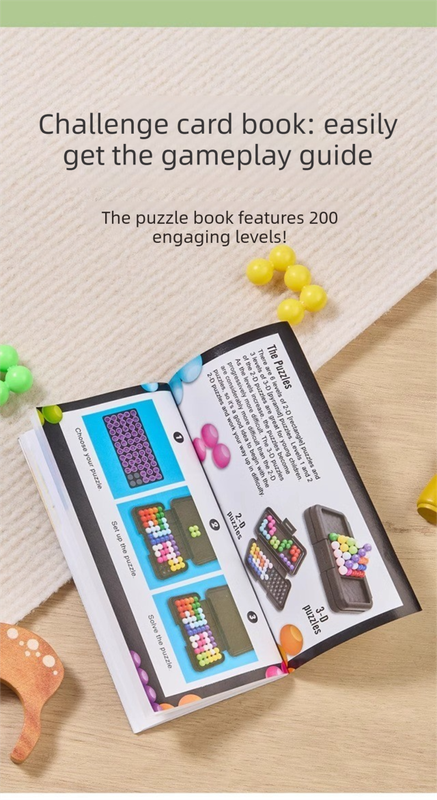 White Hexagonal Pocket Rainbow Bead Puzzle â€” A Mini Logic Game with Original Levels, an Interactive Educational Toy for Parents