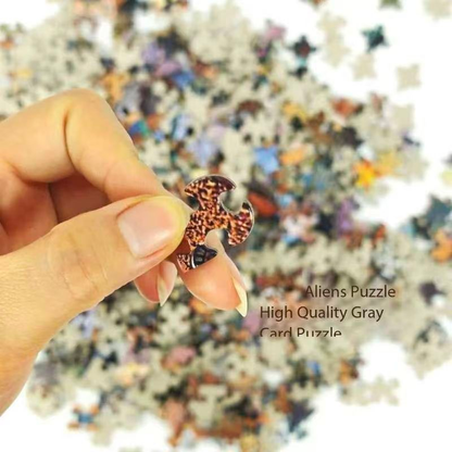 2 PCS 1000 Piece Jigsaw Puzzle for Adults - Animal & Landscape Art Design, Stress Relief Brain Game - Premium Quality Paper Puzzle for Teens Adults Ages 14+ ã€home+lakeã€‘