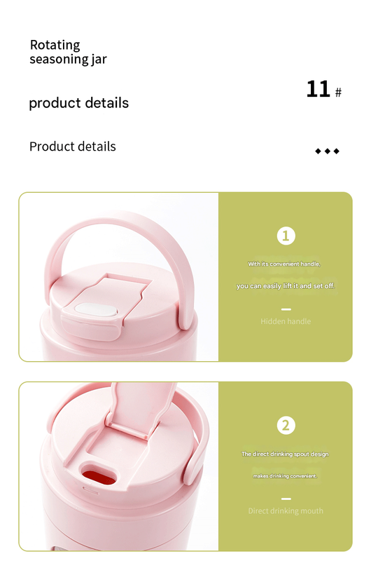 Pink 3.7V Portable Blender 700ml Wireless Juicer Cup - 12 Blade USB Rechargeable Smoothie Maker with LED Display - Personal Fruit Mixer with Safety Lock - BPA Free Travel Blender for Home Office Outdoor