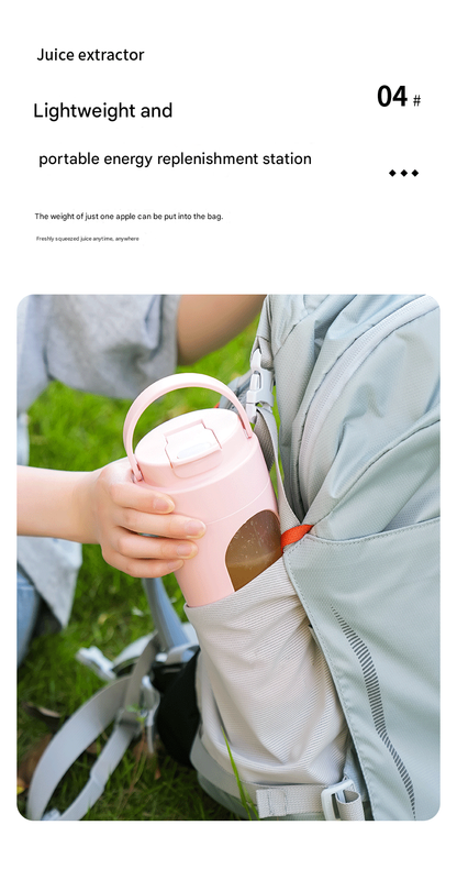 Yellow 3.7V Portable Blender 700ml Wireless Juicer Cup - 12 Blade USB Rechargeable Smoothie Maker with LED Display - Personal Fruit Mixer with Safety Lock - BPA Free Travel Blender for Home Office Outdoor