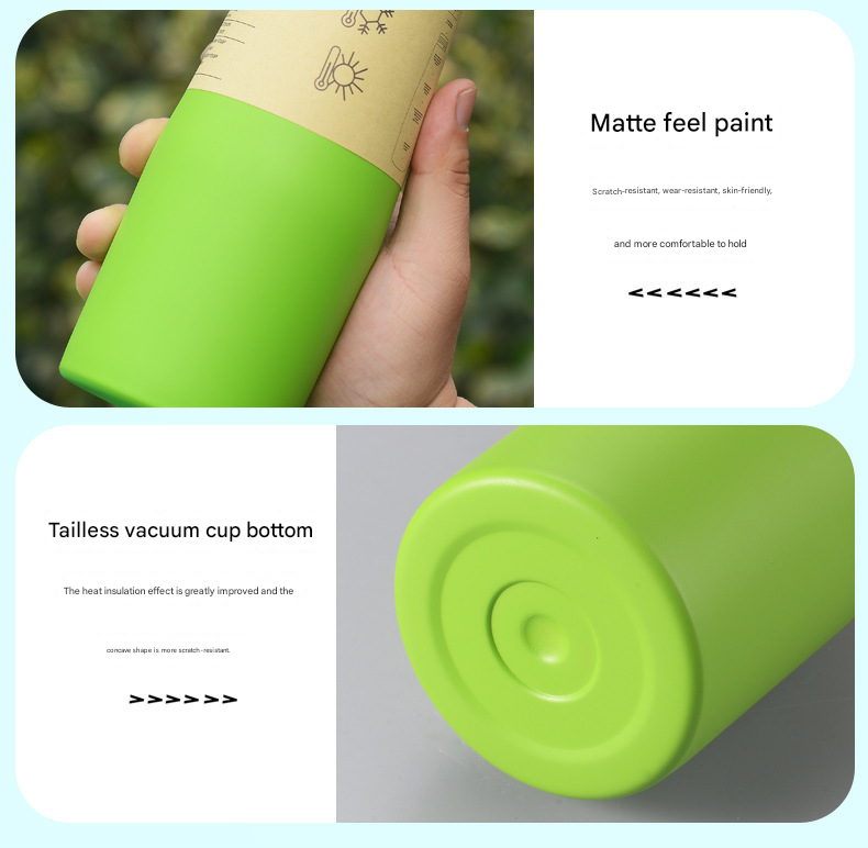 Red Premium 304 Stainless Steel Vacuum Insulated Water Bottle - 532ml Large Capacity Sports Flask with 12-24 Hour Thermal Retention, Leak-Proof Portable Travel Mug for Gym, Office, Car and Outdoor Activities