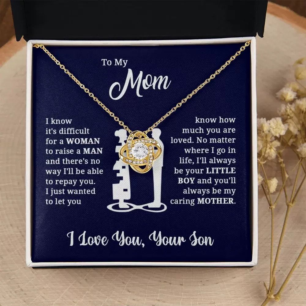 Gold-colored Necklace Gift Box Set Eternal Star Three-Leaf Clover Necklace - Mother's Day Gift, Comes with Free Gift Box - Mother's Day Jewelry Gift