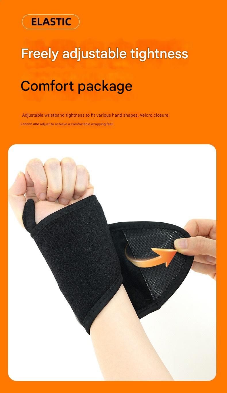 Black 2-piece Electric Heating Wrist Massager with Vibration and Hot Compress - 3 Heat Levels, 3 Vibration Modes, 15 Min Auto Shutoff, Rechargeable - Cordless Wrist Pain Relief Wrap for Office, Sports Recovery, and Daily Care