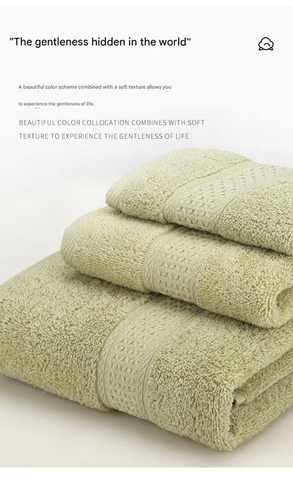 3-Piece Pink Towel Set - Soft Absorbent Bath, Hand & Face Towels with Jacquard Weave, Gift Set for Home, Hotel, or Gifting - Durable, Low-Lint, Machine Washable