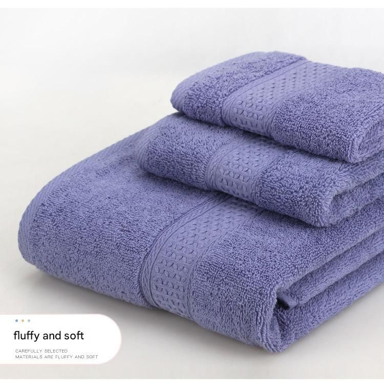 3-Piece White Towel Set - Soft Absorbent Bath, Hand & Face Towels with Jacquard Weave, Gift Set for Home, Hotel, or Gifting - Durable, Low-Lint, Machine Washable