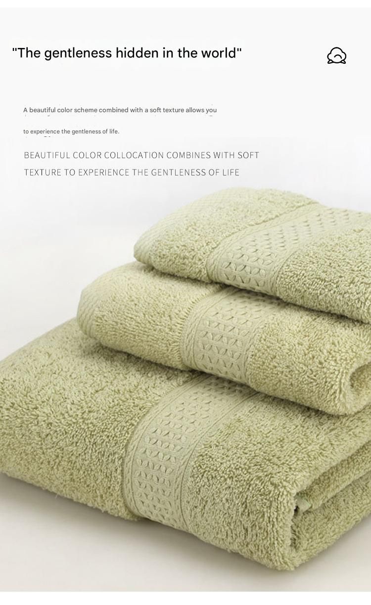 3-Piece White Towel Set - Soft Absorbent Bath, Hand & Face Towels with Jacquard Weave, Gift Set for Home, Hotel, or Gifting - Durable, Low-Lint, Machine Washable