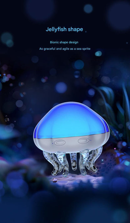 Jellyfish Ocean Wave Projector Night Light - USB Powered with Remote Control, 2 Timer Settings, Dual Mode Projection and Night Light, Romantic Bedroom Decor, Kids Gift