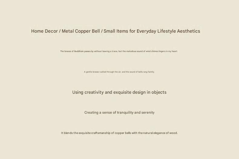 Orange Magnetic Door Bell Chime - Dopamine Style Brass Bell with Alloy Frame - No Drill Entry Door Chime for Home, Office, Fridge - Modern Japanese Design, Crisp Sound, Easy Install