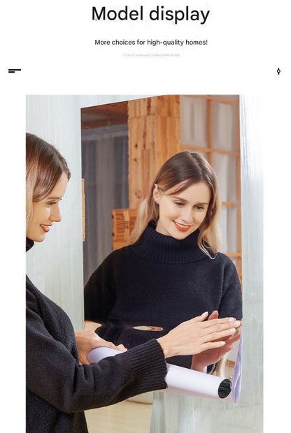 30*100cm Self-Adhesive PET Mirror Sticker - Unbreakable Soft Glass Mirror Filmï¼ŒSafety Soft Mirror - Cut-to-Size, High-Reflective Wall Decal for Bedroom, Wardrobe, Bathroom - Easy Peel-and-Stick Installation, No Drill Damage Space-Saving Design
