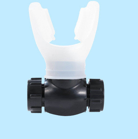White Portable Breathing Resistance Trainer - Medical-Grade Silicone & ABS, Adjustable Dual-Channel Respiratory Exercise Device- For Lung Capacity, Diaphragm Strength & Endurance Training
