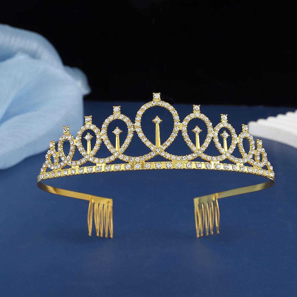 2-piece Golden Birthday Girl Tiara and Sash Set - Elegant Rhinestone Alloy Crown with , Glitter "BIRTHDAY GIRL" Sash & Safety Pin - Perfect Princess Party Accessory for Women and Girls