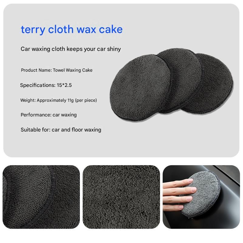 9-Piece Grey Car cleaning kit - Microfibre Wash Mitt, Sponge, Wheel Brush, Waxing Pads & Towels - Complete Auto Detailing Set for Home & Garage Use
