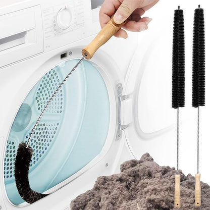 Washing Machine Cleaning Brush Set - 4 Piece Long Handle Pipe Cleaner Kit for Drum Drain and Deep Cleaning