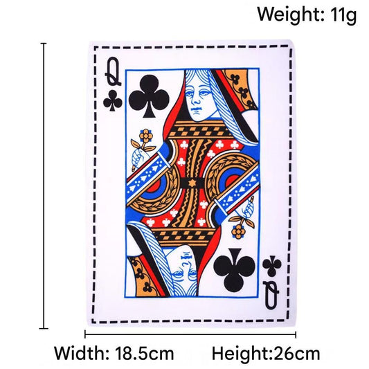 Dog Chew Toy Set - 10 Piece Playing Card Crinkle Sound Toys for Dogs(Q)