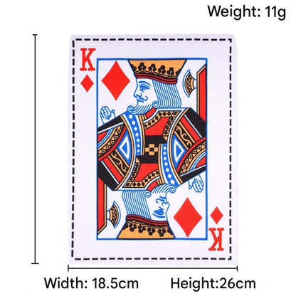 Dog Chew Toy Set - 10 Piece Playing Card Crinkle Sound Toys for Dogs(K)