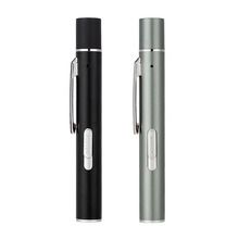 Grey and black Metal Laser Cat Toy Pen Set - 2 Piece USB Rechargeable 3-in-1 Laser Pointer with UV Light and LED Torch in Gift Tin Box