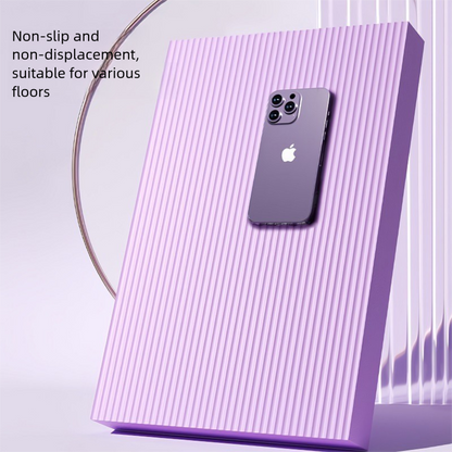 Purple  4cm Thick Balance Pad - Non-Slip High Density Foam Exercise Mat for Plank Push Up Knee Protection Fitness Training( 44cm x 30cm x 4cm)