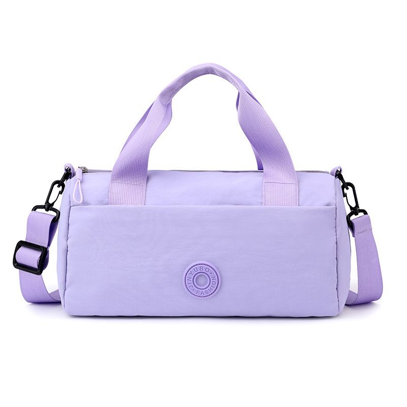 Purple Lightweight Large Capacity Sports Duffel Bag - Portable Crossbody Travel Gym Handbag for Yoga Outdoor Activities