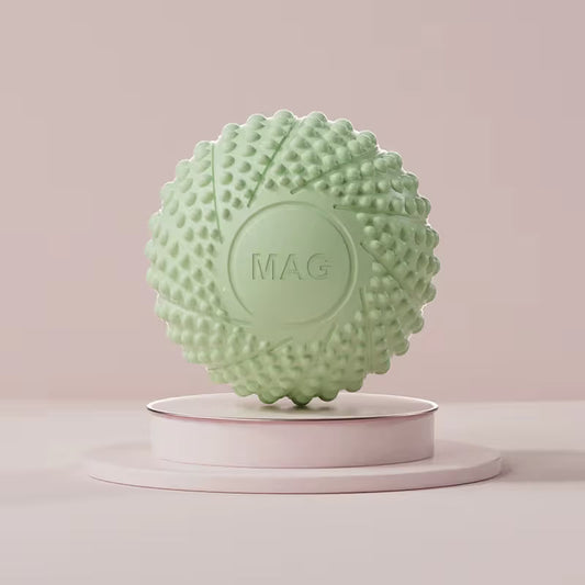 2-Pack Green Spiky Fascia Massage Balls - Portable TPE Foot Arch Muscle Relaxer for Yoga Recovery Trigger Point Therapy