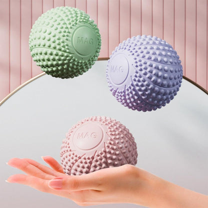 2-Pack Green Spiky Fascia Massage Balls - Portable TPE Foot Arch Muscle Relaxer for Yoga Recovery Trigger Point Therapy