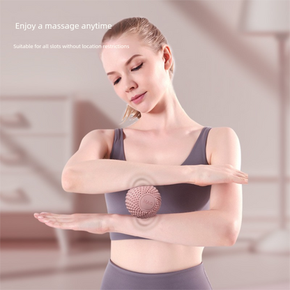 2-Pack Grey Spiky Fascia Massage Balls - Portable TPE Foot Arch Muscle Relaxer for Yoga Recovery Trigger Point Therapy