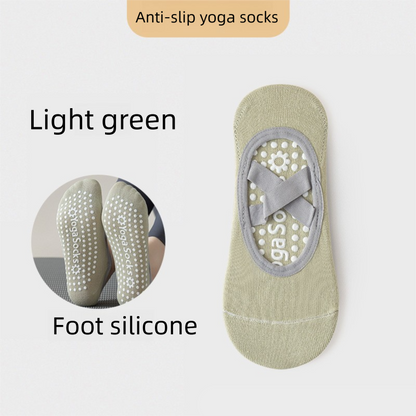 3-Pack Wine red Anti-Slip Yoga Socks - Grippy Pilates Dance Fitness Socks with Silicone Grip for Women