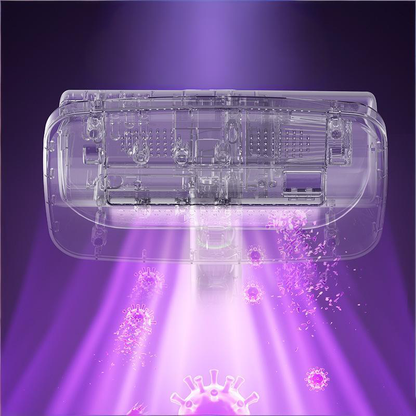 White Wireless USB Rechargeable Mite Vacuum Remover with UV Light - Handheld Anti-Mite Vacuum for Mattress Pillow Sofa