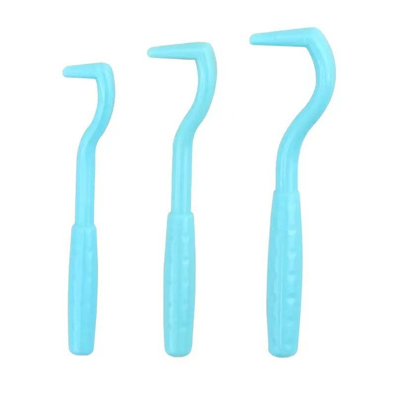 2-Pack  Blue Pet Tick Remover Tool Set - Small Medium Large Flea and Tick Hook Removers