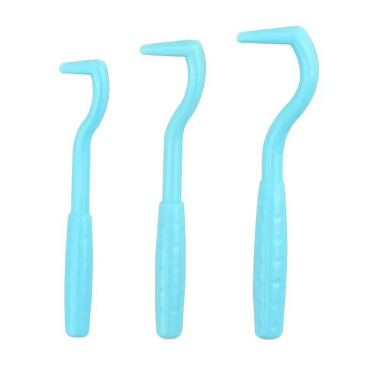 2-Pack  Blue Pet Tick Remover Tool Set - Small Medium Large Flea and Tick Hook Removers