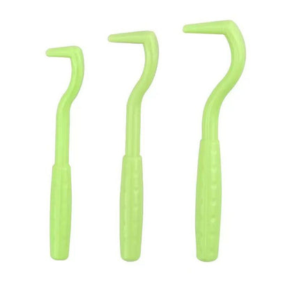 2-Pack  Green Pet Tick Remover Tool Set - Small Medium Large Flea and Tick Hook Removers