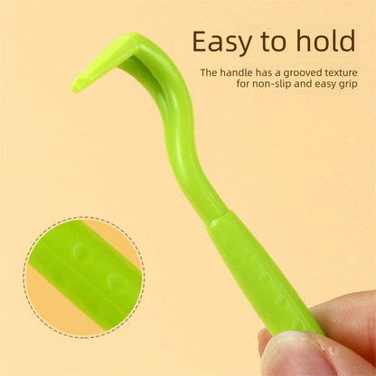 2-Pack  Green Pet Tick Remover Tool Set - Small Medium Large Flea and Tick Hook Removers