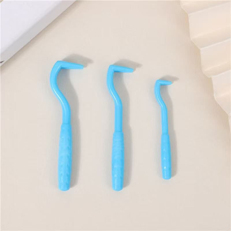 2-Pack Dark blue Pet Tick Remover Tool Set - Small Medium Large Flea and Tick Hook Removers