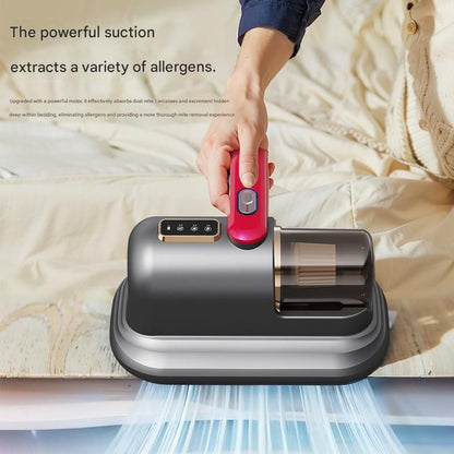 Greyish-purple Wireless Mite Vacuum Cleaner with UV Light - High Suction Handheld Bed Dust Mite Remover
