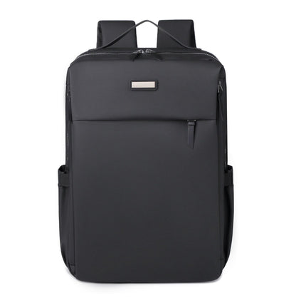 Black Large Capacity Airbag Backpack Multi-Compartment Laptop Backpack Travel Business Bag